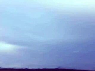 Blonde teen fucked with monster cock on public road