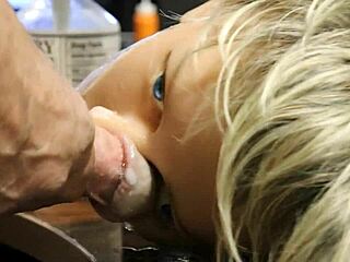 Shy Girl Pounded Roughly With Cum On Face