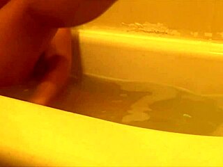 Bath time shaving ritual for a shaved fetish