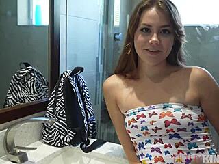 Hot New Babe Craves Older Cock for Intense Taboo Action