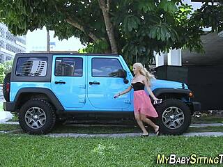 busty nanny, can you handle this huge cock?