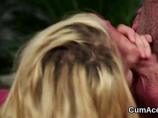 wicked model receives facial cumshot gulping all jism in blowbang pov