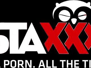 Cute blonde Nikki Sun handles two cocks at once