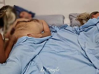 Horny Girlfriend Sneaks Into Friend's Bedroom for Morning Sex Fun. She Takes Control Fast.