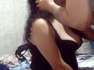 After the party, taking her home for a private moment