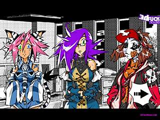 i-i fucked the futanari ladyboy's monster cock in the threesome game