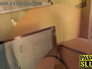 Nora barcelona takes his thick shaft deep in her throat. she gets pounded hard in wild session.