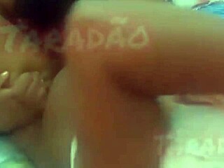 big ass ebony latina gets blowbang banged with saggy tits