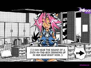 i-i fucked the futanari ladyboy's monster cock in the threesome game