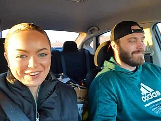 Alexis Kay Tests Toy In Public, Then FUCKS BIG COCK Outdoors!