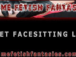 Lady Scarlet teases with interracial lesbian dildo play on ebony