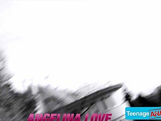 Horny Blonde Teen 18+ Fuck Doll Angela Love Takes Hard Anal Drilling