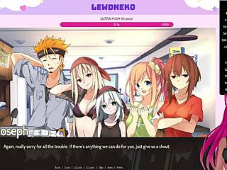 vtuber lewdneko gets naughty in highway blossoms game part 1 😈