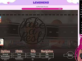 vtuber lewdneko gets naughty in highway blossoms game part 1 😈