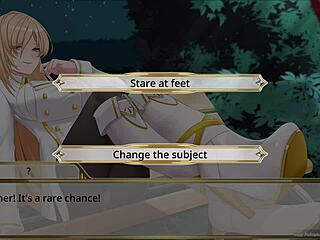 your elf queen dominates you with feet and femdom