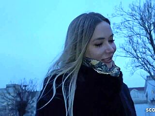 German Scout Finds Perfect Fitness Model for Rough Anal at Street Casting