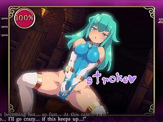 Mage Kanade's futanari dungeon quest with giant boobs invasion