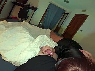 Sharing bed with hot milf stepmom fucking pussy