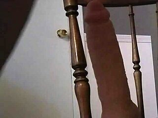 homemade girl with hairy pierced pussy rides big dildo anal