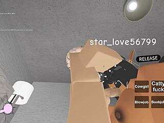 47 Roblox Ebony Whore Bent Over for Big Black Cock