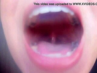 Wow, check this wild mouth fetish in action!