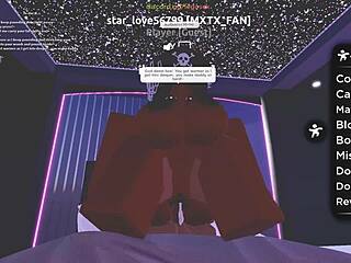 47 Roblox Ebony Whore Bent Over for Big Black Cock