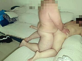 Big butt stepmother craves hard fucking against the couch right now. She’s ready for wild action!