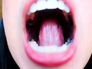 Wow, check this wild mouth fetish in action!