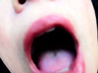 Wow, check this wild mouth fetish in action!