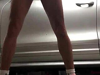 i spied on the gym workout in the garage