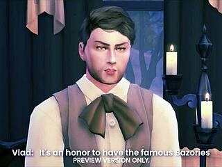 Masquerade night in 3d hentai, preview version with gangbang action