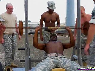 Teeny Boy's First Time in Mobile Gay Porn Video with Staff Sergeant