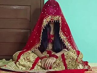 Homemade Wedding Night Closeup Licking