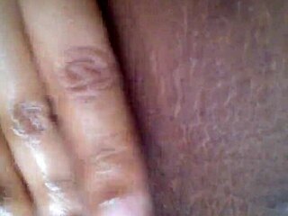 black girl fingering her wet pussy so deep