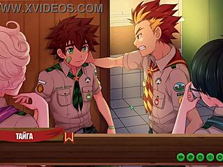 game friends camp episode 5: why taiga dislikes us with russian voice acting