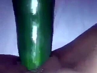 hot wife masturbates with dildo, fingering her pussy solo in bedroom