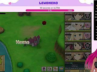 hey, watching vtuber lewdneko play evenicle part 18 is wild