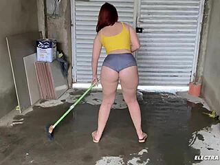 Contracted This Maid for Work, Her Incredible Brazilian Ass Drives Everyone Crazy with Desire