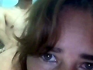 i touch latina milf's tits on webcam, bend her over doggystyle