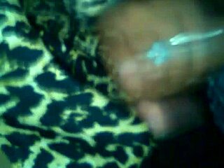 mature ebony gives sloppy blowjob to big black cock