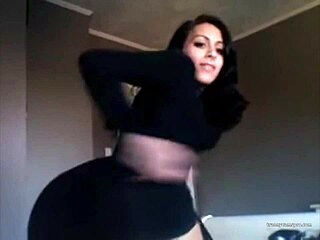 why is that hot tranny just sucking and fucking a dildo on webcam?