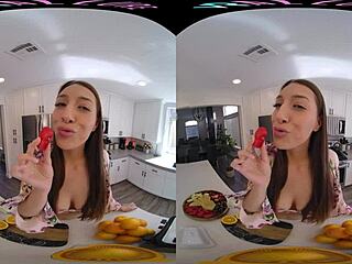 Vrallure Brunette Uses Toys For Anal Masturbation And Assfucking In Stockings.