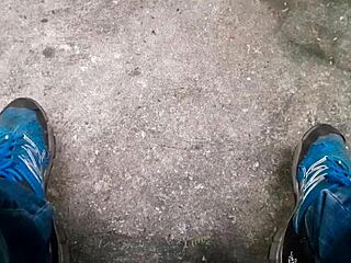 Gay Brasileiro Masturbating Solo in the Woods