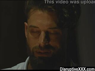 Gay couple engages in rough bareback sex post-dinner