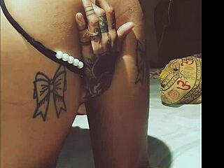 Handcuffed woman gets ass slapped and worshiped in crazy tattooed hardcore sex