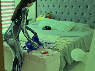 karol smith sexy friki es follada por su hermanastro a cambio de irse a la convenci�n y se corre dentro de ella