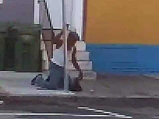 The strip club orgy unfolds with ripped clothes