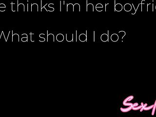 What should I do? My step-daughter thinks it's her boyfriend fucking her. 😏