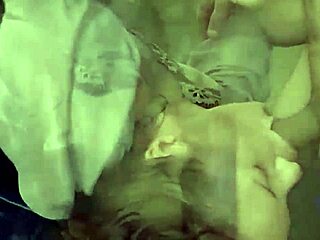 French Amateur Rubs Satin Panties in Black Corset Doggystyle