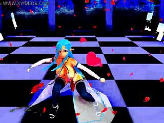 Half-Naked Girl Dancing